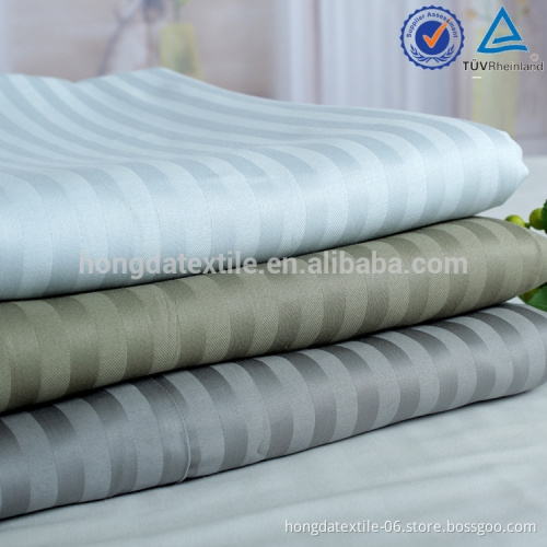 100% cotton 250TC and 300TC bedding striped fabric